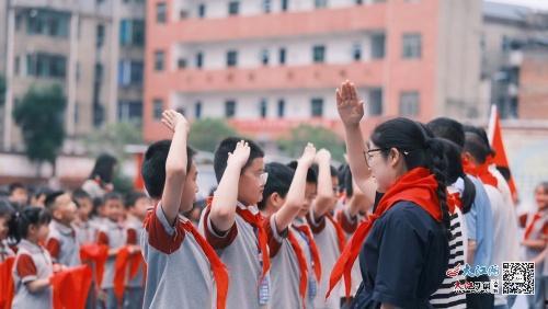 少先队入队仪式视频,共筑红领巾梦想